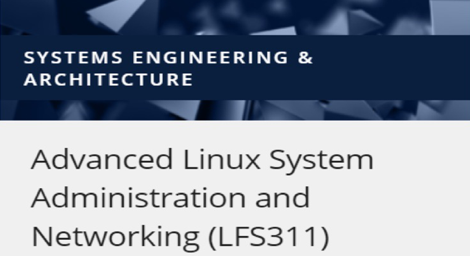 Advanced Linux System Administration